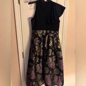 SHEIN Blue Distressed Cropped Denim Jacket